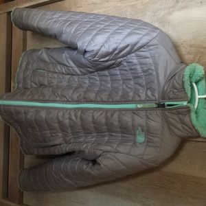 North Face reversible girls jacket